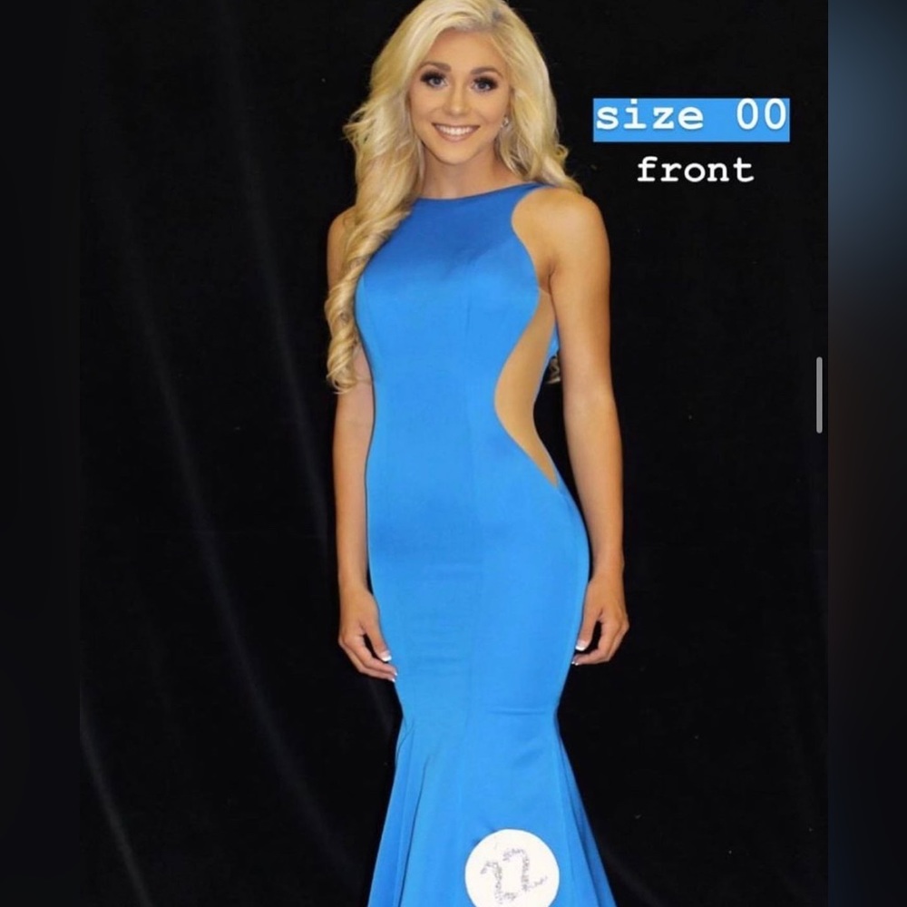 BLUE PROM DRESS